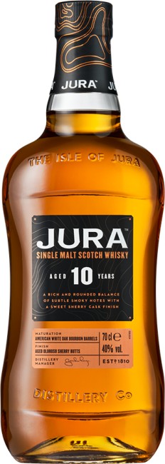 Jura Single Malt Scotch Whisky 10 Years ABV 40 % 750 ML